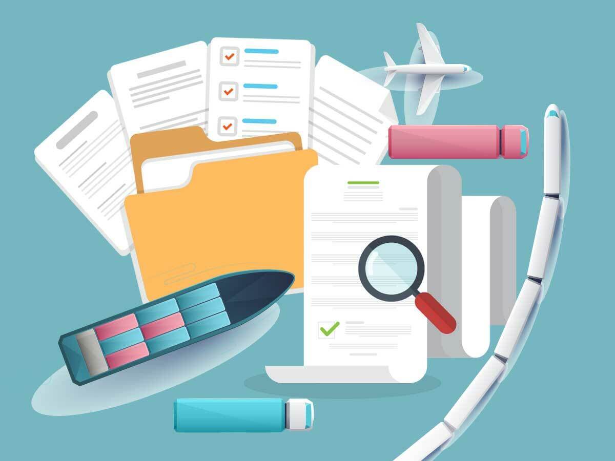 Shipping documentation and paperwork