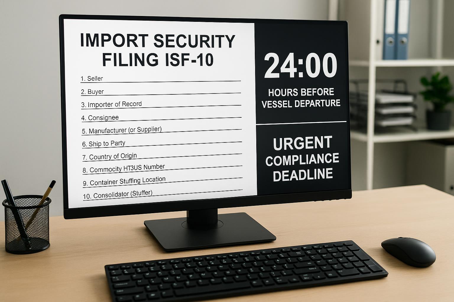 Import Security Filing (ISF): Avoiding $5,000 Penalties